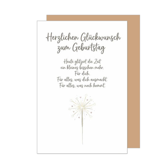 Edition Seidel Premium Glückwunschkarte zum Geburtstag mit