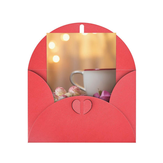 Grußkarte, Motiv: Meerschweinchen und Cupcakes, blanko, für