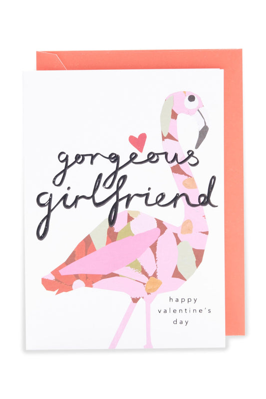 Kindred Wunderschöne Grußkarte für Freundin, Flamingorgeous