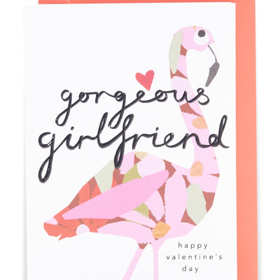 Kindred Wunderschöne Grußkarte für Freundin, Flamingorgeous