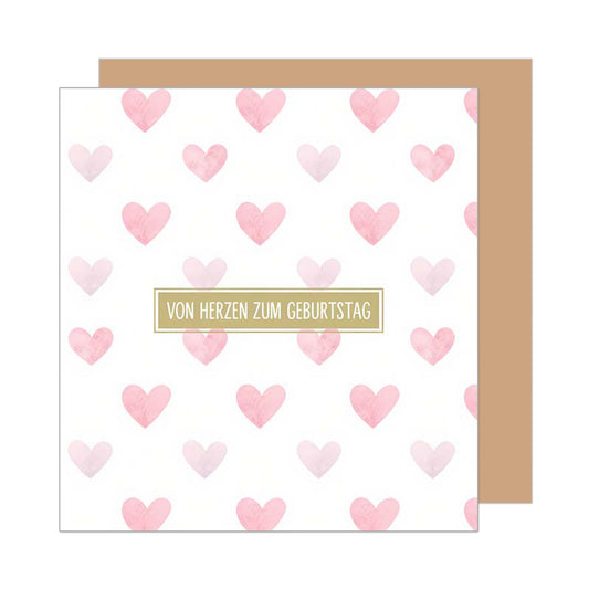 Edition Seidel Premium quadratische Geburtstagskarte mit