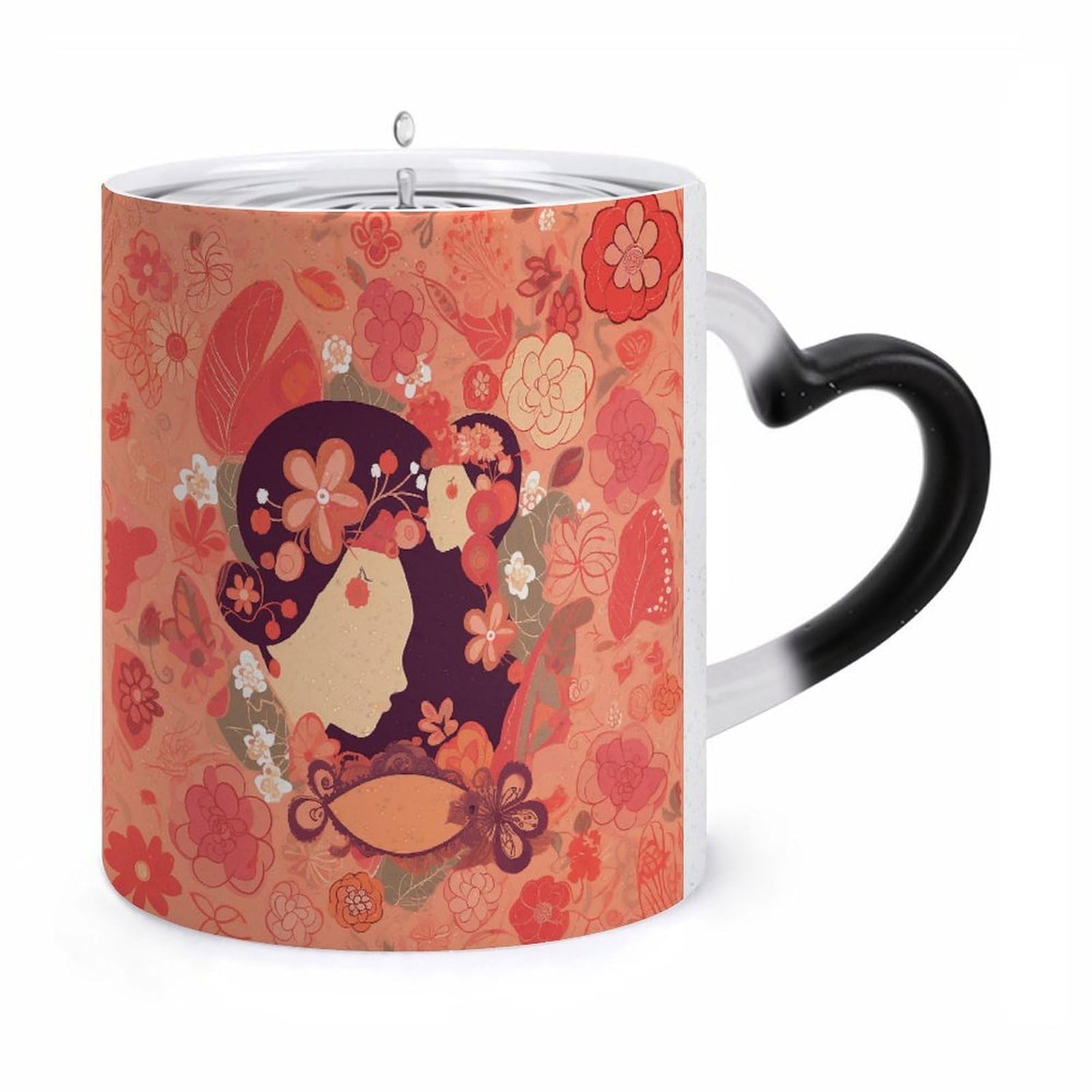 Grußkarte zum Frauentag, Wechselbecher, 325 ml, beheizbare